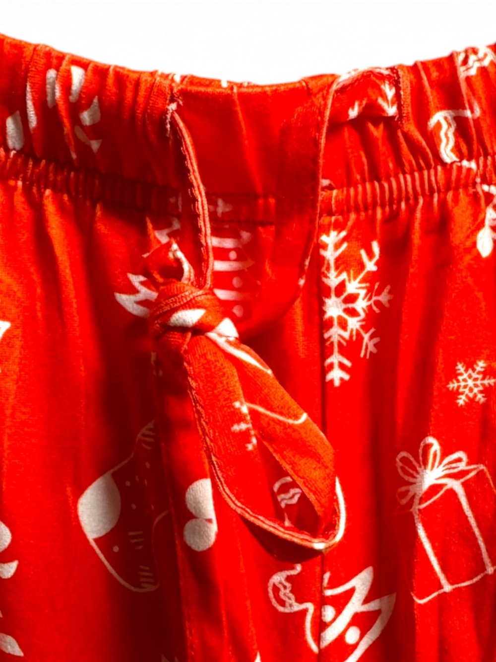 Ekouaer Christmas Pajama Pants Womens L Red Gingerbread Holiday Lounge - Picture 6 of 10